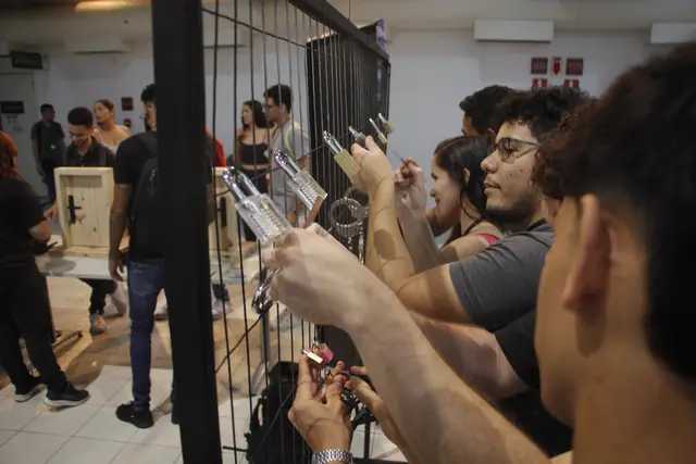 Público durante uma apresentação no Hack in Cariri